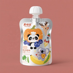 Vente en gros de sacs en plastique avec bec verseur pour le stockage du lait maternel, 100% sans BPA, en PET et en aluminium, avec fermeture éclair, emballage sûr et pratique - Product Image 1