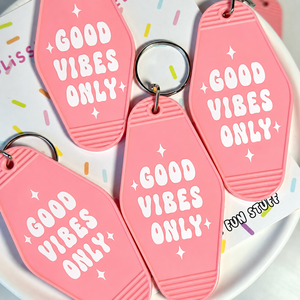 High Quality Retro Custom Plastic Keychain Blank <b>Key</b> Tag Double Sides Printing Logo Hotel Keychain - Product Image 4
