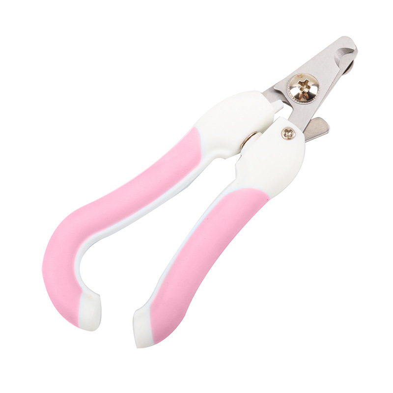 Poignée courbée rose