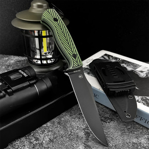 Nouveau Couteau Portable MKC <span class=keywords><strong>Triumph</strong></span> à Lame Tanto à Tranchant Brut pour la Chasse, la Survie en Extérieur, le Camping et la Pêche, avec Étui - Product Image 2