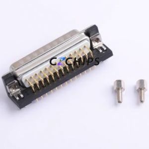 X0325WC2W4 D-Sub/VGA Connector Bent Lead Through Hole Connector Standard D-Sub Male 25P Right Angle Insert - Product Image 2