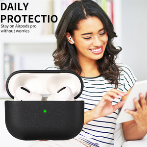 Pour AirPods Pro 3 housse de protection pour écouteurs <span class=keywords><strong>sans</strong></span> <span class=keywords><strong>fil</strong></span> motif en cuir TPU souple pour AirPods 4 Pro2 étui de protection pour écouteurs - Product Image 2
