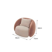 Conjunto de Sofás Curvos de Tela, Muebles Modulares para Oficina, Sala de Reuniones, Sala de Estar, Esponja para Hotel, Salón de Belleza, Apartamento, Villa, Recepción