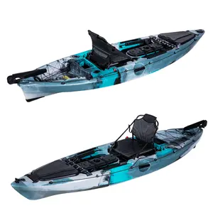 Hot phổ biến LLDPE/HDPE Kayak Sản xuất tại Trung Quốc ghế duy nhất một người câu cá kayak