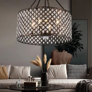 Offre Spéciale Zèle Éclairage Moderne De Luxe LED Lustres En Cristal Rond Plafond Suspendus Lampes Suspendues pour Hôtel Usage - Product Image 2