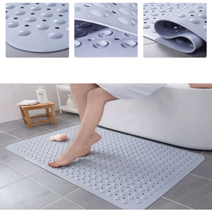 FOOTCARE TPE Eco-Friendly Machine Made Classic Design 53x53cm Bath <b>Mat</b> Anti-Slip Waterproof All-Season Multi-Color for Bathroom - Product Image 2