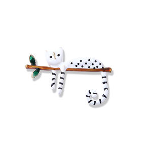 Custom Silver-Plated Enamel Pins Zinc Alloy <b>Brooches</b>-Love Flower Animal Designs for Anniversary Promotional Commemorative - Product Image 4