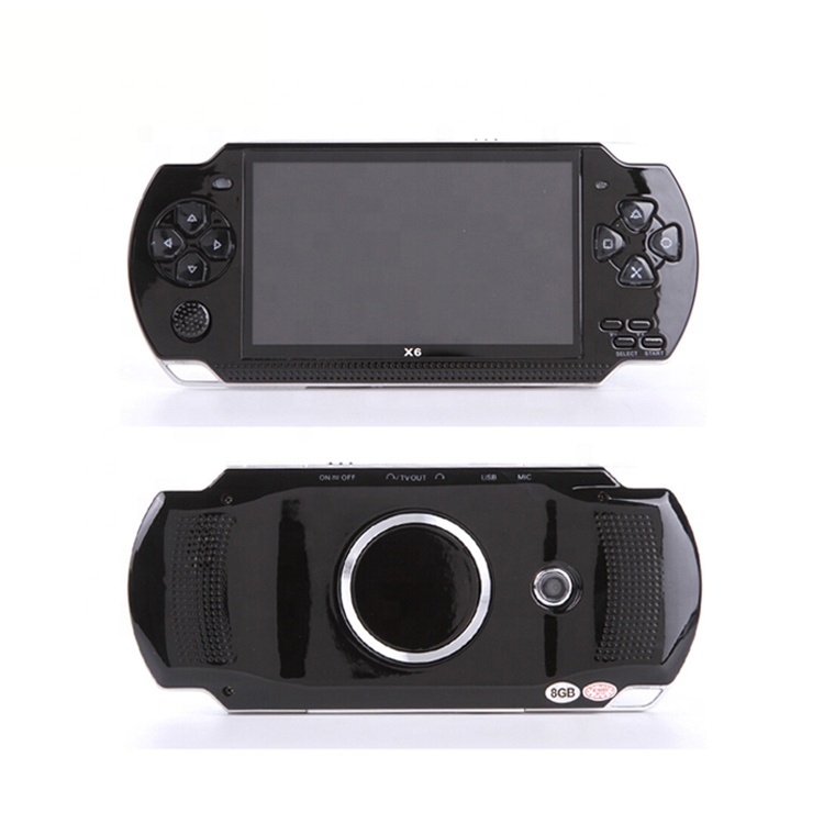 FTOC-X6 29 видов язык портативная игровая консоль 8 Гб 4,3 дюймов сенсорный экран 128 бит видеоприставка