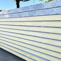 Panneau sandwich à âme en polyuréthane en gros avec tôle galvanisée en aluminium-zinc pour application en chambre froide