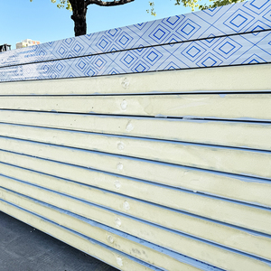 แผ่นฉนวนโพลียูรีเทนแบบแซนวิชพร้อมแผ่นอลูมิเนียมสังกะสีเคลือบสำหรับห้องเย็น - Product Image 4