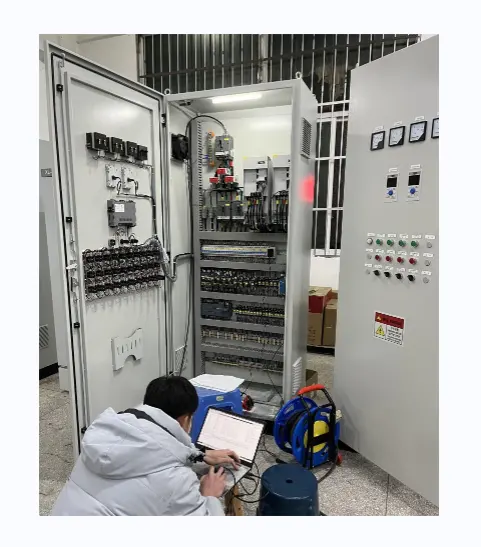 YY-Q60 sistema di controllo PLC sistema DCS programmabile scheda di distribuzione dell'armadio di controllo a frequenza variabile pannello di controllo VFD 380V