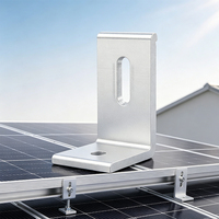 Système de montage solaire SECARE pour toiture : structure, pinces pour toits plats ou inclinés, kit de fixation, pieds en L, composants de rail, supports