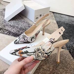 <span class=keywords><strong>Zapatos</strong></span> de Tacón Alto para Dama de Honor, Diseño Floral, Estilo Stiletto, para Boda, Sandalias, Talla Grande, Sexy, para <span class=keywords><strong>Mujer</strong></span>, 2025 - Product Image 4