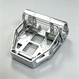 โครงสร้างหุ่นยนต์อะลูมิเนียมที่ผลิตด้วยเครื่อง CNC ความแม่นยำสูง, ชิ้นส่วนโครงสร้างแบบกำหนดเองตามแบบ OEM ผลิตด้วยเครื่อง CNC - Product Image 1