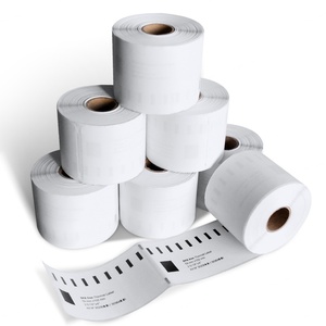 Étiquettes autocollantes thermiques pour bijoux 3/8"x3/4" (10mm x 19mm) compatibles DYMO 30299, 2 étiquettes par feuille, 1500 pièces, papier 25mm - Product Image 5