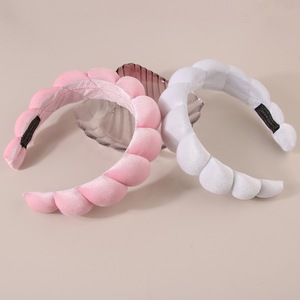 عصابة شعر نسائية مخملية عالية الإسفنج متعددة الأغراض الموضة مبطن ملحق تصفيف الشعر مع ملحقات رأس عالية الوضوح - Product Image 6