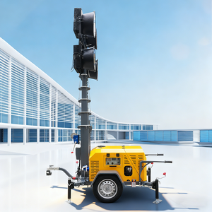 New Portable <b>Generator</b> With Flood Tower 7m <b>Mobile</b> Light Towers FZMTC--1000B FEATURES Equipped With Imported Powe - Product Image 1