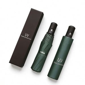 3 Fold Manual Uv Vinyl Sun <b>Umbrella</b> Custom Advertising <b>Umbrellas</b> - Product Image 1