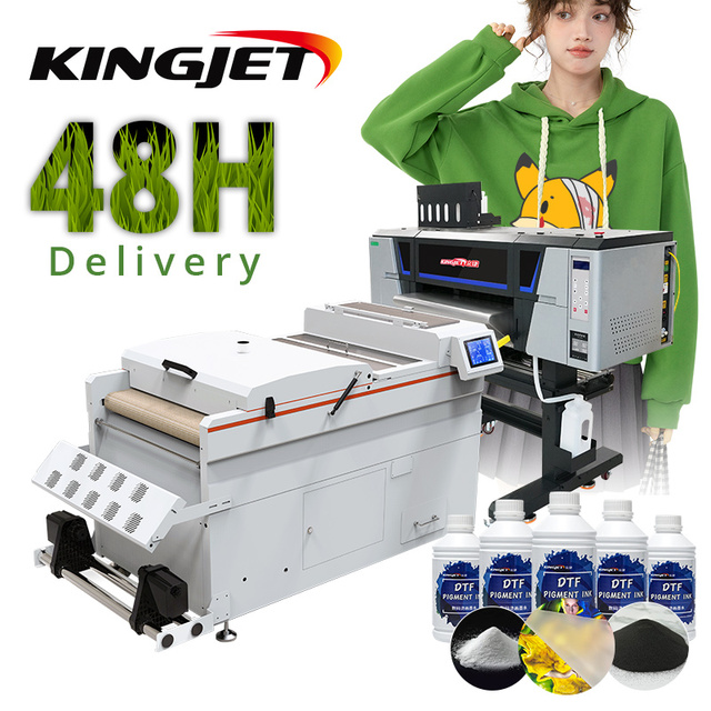 New 60cm DTF Printer with Epson Printhead Automatic T-shirt Printing Machine DTF Ink 1 Year Warranty Digital Fabric
