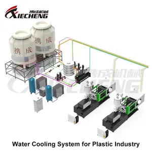 200-tipo 250 KG/H máquina de trituração plástica do floco Máquina plástica do triturador da garrafa para a reciclagem plástica