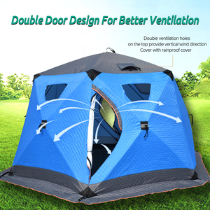 Tente de pêche pour la tente de pêche d'<span class=keywords><strong>hiver</strong></span> Camping activités de plein air Portable léger et étanche tente d'abri de pêche sur glace - Product Image 5