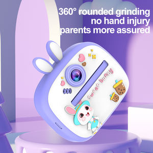 Appareil <span class=keywords><strong>photo</strong></span> instantané pour enfants de haute qualité, anti-chute, non toxique, rechargeable, avec dessin animé de chaton, pour les rassemblements familiaux et l'interaction parent-enfant - Product Image 6