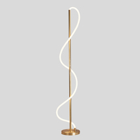 Lámpara de Pie LED de Cobre para Interiores de Villas y Hoteles, Lámpara de Pie de Lujo para Decoración del Hogar, Precio de Fábrica
