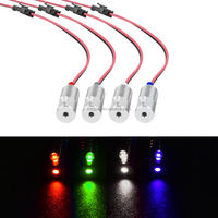 Source de lumière LED modifiable à 7 couleurs pour la décoration d'éclairage d'ambiance de voiture 3MM à 10MM accessoires d'éclairage en fibre de lueur latérale