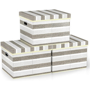 Large Stackable Decorative Comic Book Storage Boxes Storage Box For Home