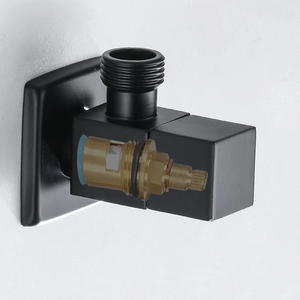 Messing winkel ventil Wasser regelung Gebürstetes Gold Eck bad Leitungs wasser ventil G1/2 * G1/2 Messing winkel ventile - Product Image 3