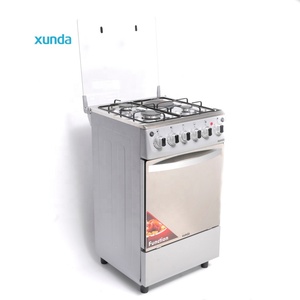 Cuisinière <span class=keywords><strong>électrique</strong></span> autonome Xunda 50*50cm avec <span class=keywords><strong>1</strong></span> <span class=keywords><strong>plaque</strong></span> chauffante et <span class=keywords><strong>3</strong></span> brûleurs à <span class=keywords><strong>gaz</strong></span>, four <span class=keywords><strong>électrique</strong></span> pour la <span class=keywords><strong>cuisson</strong></span> - Product Image 3