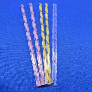 Barre en acrylique extrudé PMMA avec lignes colorées en spirale à l'intérieur - Product Image 3