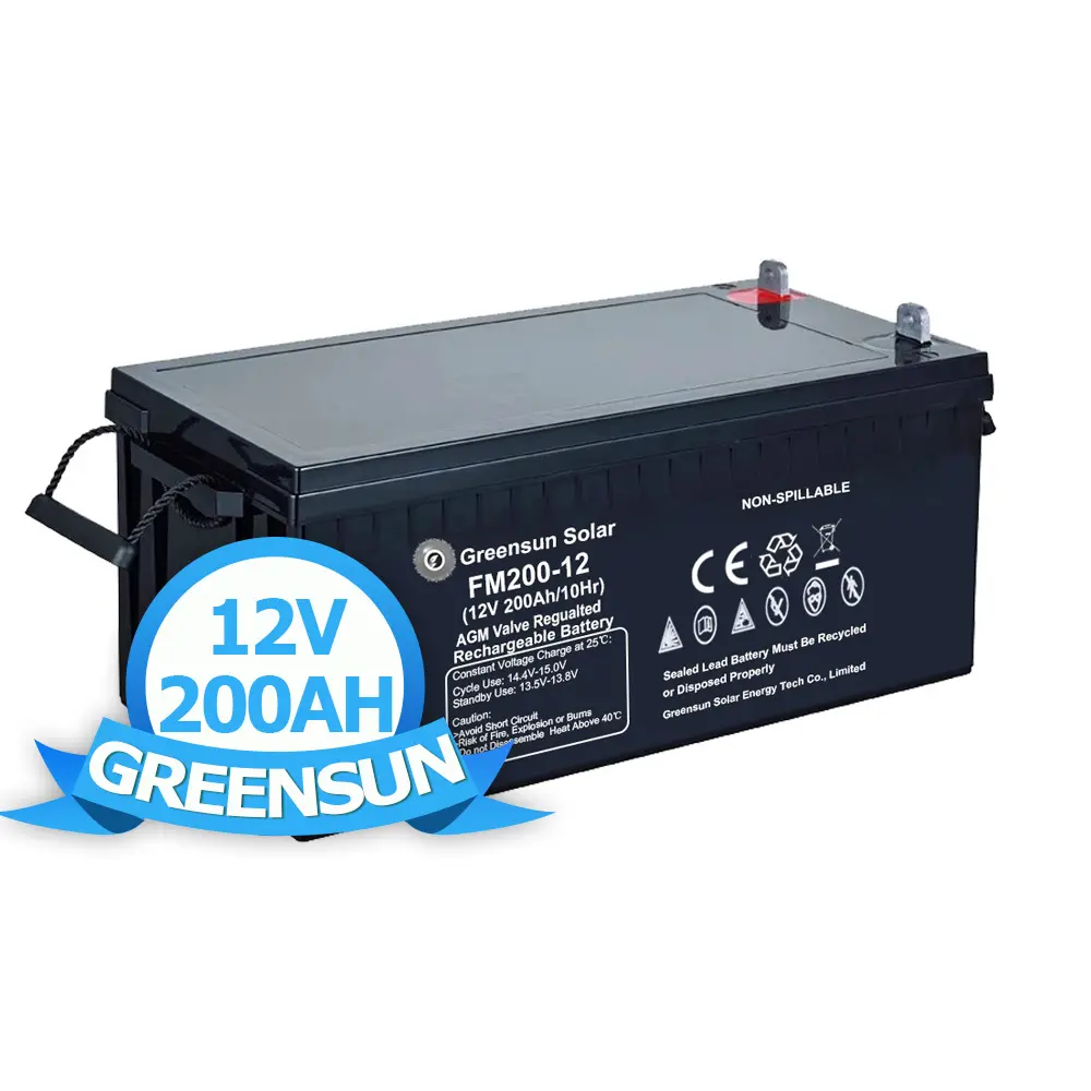 200Ah 250Ah 300Ah Deep Cycle Solar Storage Battery GEL 12V 100Ah Lead Acid Batteries