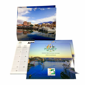 Impression <span class=keywords><strong>de</strong></span> calendriers colorés personnalisés en usine, <span class=keywords><strong>calendrier</strong></span> mural bon marché pour le bureau, planning personnel - Product Image 4