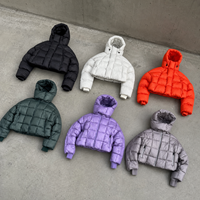 Blouson matelassé surdimensionné personnalisé pour homme – Manteau d'hiver chaud et rembourré à fermeture éclair, coupe ample – Veste d'extérieur matelassée pour l'hiver