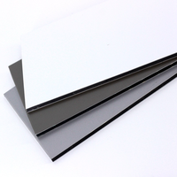 Revêtements muraux en panneaux composites en aluminium ACP pour appartements modernes, aspect marbre/granit/pierre, légers et imperméables