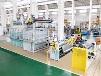 Machine d'extrusion de mailles carrées en plastique durable pour la fabrication de moustiquaires, idéale pour l'élevage de volailles et la protection de jardins.