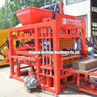 Machine à fabriquer des briques QT4-15 pour la production de briques creuses en ciment, de pavés et de blocs emboîtables – Machine à briques à haut rendement