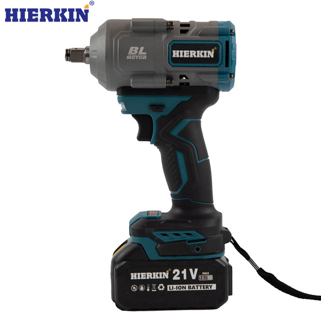 Professional Grade Cordless Impact Wrench with 18V Li-Ion Battery Brushless Electric Torque Wrench for Heavy-Duty Industrial Use