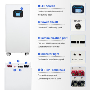 Sistemas de Almacenamiento de Energía para el Hogar, Paquete de Baterías de Iones de Litio Todo en Uno, Batería Lifepo4 de 48v 300ah, Paquete de Baterías de Litio de 15kw - Product Image 2