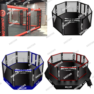 Jaula de Combate Resistente / Jaula de Entrenamiento Montada en el Suelo, Jaula Octagonal para MMA / <span class=keywords><strong>UFC</strong></span> / Kickboxing / Boxeo - Product Image 1