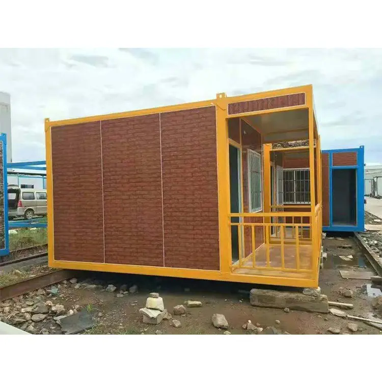 Fácil construido lado abierto contenedor prefabricado conversiones caravana casa