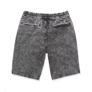 Shorts décontractés pour homme, taille adulte, effet délavé, pour usage quotidien, logo personnalisé, qualité professionnelle, nouveau design avec étiquette privée. - Product Image 3