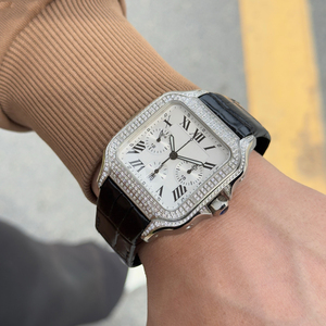 Montre de sport en acier inoxydable de haute qualité avec mouvement automatique, multifonctionnelle, miroir saphir, bracelet en caoutchouc/cuir 22 mm - Product Image 6
