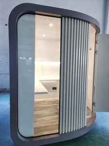 Cabine de <span class=keywords><strong>réunion</strong></span> acoustique insonorisée moderne, 1 place, espace de travail individuel, bureau portable, pod mobile individuel - Product Image 5