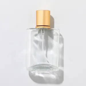 最受欢迎化妆品方形精油玻璃喷雾瓶香水30毫升包装1盎司