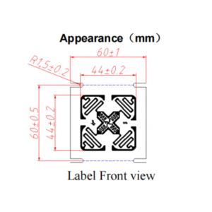 Impinj MONZA m4qt Mini <span class=keywords><strong>RFID</strong></span> Tag tầm xa <span class=keywords><strong>UHF</strong></span> trống trắng <span class=keywords><strong>RFID</strong></span> sticker cho Quản Lý Kho Hàng 860-960MHz tần số - Product Image 4