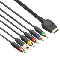 Câble AV multifonction 1,8 m pour console de jeu PS2 et PS3, avec fonction de charge et de moniteur audio-vidéo