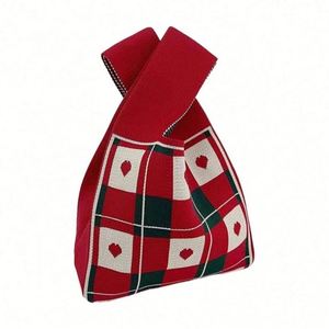 Nuevo Diseño Retro, Bolso de Mano Tejido Colorido, Bolso de Ganchillo, Bolso de Regalo para Mujer - Product Image 5