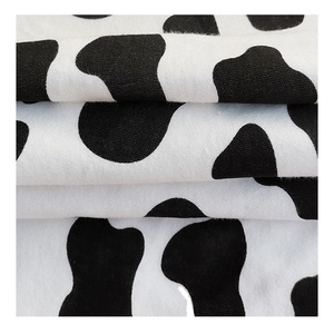 <span class=keywords><strong>Tissu</strong></span> en peluche 100% Polyester avec imprimés de <span class=keywords><strong>vache</strong></span>, peluche courte, velours, animaux, 1 pièce - Product Image 1